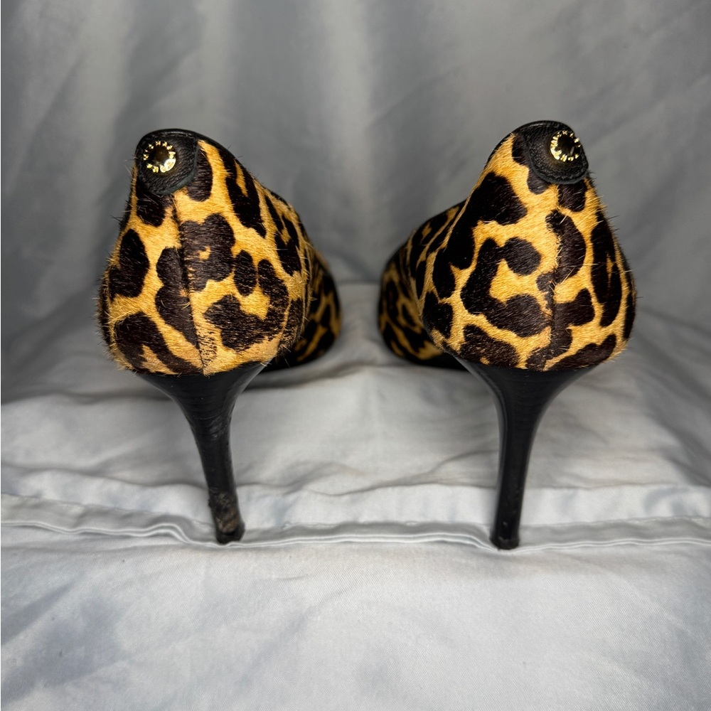 MICHAEL Michael Kors Leopard Calf Hair Pumps 9M - Picture 6 of 10